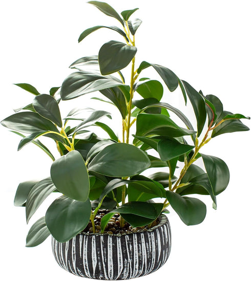 AlphaAcc Artificial Plants Decor Greenery Fake Succulents Indoor Potted Fake Plant with