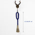 CVHOMEDECO. Wood Beads Garland with Tassels 3 PCS, Rustic Wooden Prayer Bead String Wall Hanging Accent