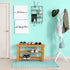 3 Bamboo Tier Shoe Rack Bench, Premium Shoe Organizer or Entryway Bench, Perfect for Shoe Cubby, Entry Bench, Bathroom