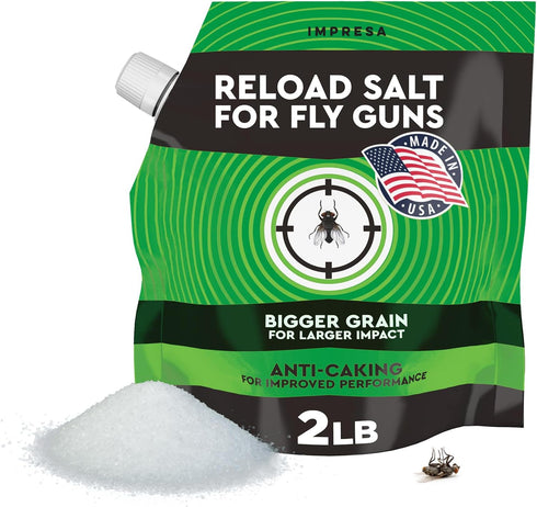 Impresa 2 lb Fly Shooter Refill Salt Compatible with Bug A Salt