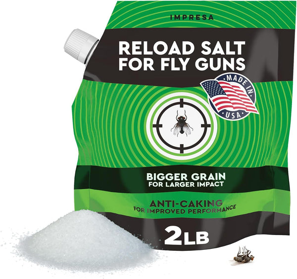 Impresa 2 lb Fly Shooter Refill Salt Compatible with Bug A Salt