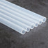 ALINK Reusable Clear Silicone Boba/Bubble Tea Straws, 14mm X 10", Pack of 6 with Cleaning Brush, Extra Wide Flexible