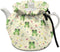 Cartoon Frog Tea Pot Cozies with Adjustable Drawstring, Dustproof Kettle Cover for Breakfast Pots, Machine Washable
