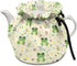 Cartoon Frog Tea Pot Cozies with Adjustable Drawstring, Dustproof Kettle Cover for Breakfast Pots, Machine Washable