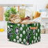 Golf Ball Storage Basket, Foldable Storage Bin with Handle, Rectangular Organizer for Closet Shelf, 2 Pack
