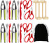 Seafood Crab Crackers and Tools, 25 Pcs Crab Leg Cracker Tool, Nut