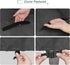 32L 32W 17H inch, Patio Ottoman Cover, Waterproof Outdoor Square Furniture Cover for Side & End Table x x Black