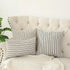 Kiuree Black and Beige Farmhouse Throw Pillow Covers, Set of 2 Decorative Square Pillow Cases for Sofa, Couch, Bedroom