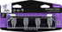 HIGH & MIGHTY 515306 Key Rail Organizer Hook Rail, Easy Tool-Free Dry Wall Installation, Small, Black & Silver