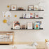 24 Inch Set 2, Fun Memories Picture Ledge Shelf, Floating Shelves of Nursery Book Shelves for Toys Storage, Kids