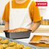 Bakken Swiss Loaf Pan Set, 4-Piece Deluxe Nonstick Carbon Steel Bakeware for Bread and Cakes