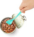 4 Pieces Pet Food Can Spoons, Long Handle Plastic Curved Design for Pet Wet Food Mixing