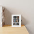 60PCS Lovers(White,3.75"*2.75"*2") MACEVIA Shakeable Anxiety Mini Bookshelf Decor, Ornament Miniature Bookshelf
