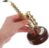 TOPPERFUN 7.9in Mini Saxophone Music Box, Classic Home Decorative Saxophone, Small Musical Mum Trinket Instrument