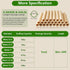 15m/49ft 30mm/ 13/16'' 1 FAIRSKY HALAL Grade A Collagen Sausage Casings, Edible Drying Casing Longer Length