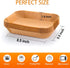 Air Fryer Disposable Paper Liner, Rectangular for Ninja 2-Basket Air Fryer, 100Pcs Non-stick Parchment Paper