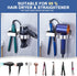 Hair Dryer Holder Wall Mounted, Hair Tool Organizer for Bathroom, Stainless Steel Hanger for Curling Iron