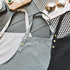 MORNITE Art Aprons for Painting Pottery Ceramics, Waterproof Green Kitchen Cooking Aprons