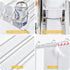 OTraki Drink Organizer for Fridge, Soda Can Dispenser with Pusher Glide, Adjustable Beverage Storage for 15 Cans