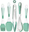 Silicone Kitchen Cooking Utensils Set, 5 Pcs Heat Resistant Spatula Set for Baking Cooking Mixing, Dishwasher Safe