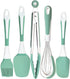 Silicone Kitchen Cooking Utensils Set, 5 Pcs Heat Resistant Spatula Set for Baking Cooking Mixing, Dishwasher Safe