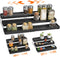 Expandable 3 Tier Spice Rack Organizer for Cabinet, Adjustable Cabinet Spice Organizer for Easy Visibility