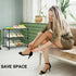 3-Tier 5-6 Closet,Black HITHIM Small Shoe Racks, Narrow Shoe Rack for Pairs Shoe Storage,Kids Shoe Racks for Small