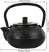 Luxshiny Cast Iron Teapot Ceramic Tea Kettle Mini Iron Teapot, Chinese Kung Fu Teapot Mini Iron Tea Kettle Small Teapot for Office Home Tea House Stove Kettle Chinese Tea Set