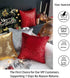 ShinyBeauty 24x24-Inch Silver Sequins Pillow Case - Decorative Throw Pillow Covers for Sofa Accent Toss Pillows