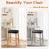Lufyzora 100% 20% Counter (4 PU Leather Bar Stool Covers Rectangular, Waterproof Stool Covers Rectangle Super Stretch