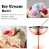 Frozen (1, Ice Cream Bowls Stainless Steel Dessert Cups with Spoons Reusable Footed Sundae Cups Ice Cream Cups