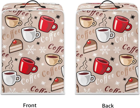 Coffee Cup Covers, Dust Resistant Protective Covers for Coffee Makers, Blender, Mixer, Juice Machine, Washable