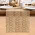 MLMW 60 inches Boho Table Runner Small Coffee Table Runner Rustic Burlap Macrame Jute Table Runner Dresser Runners