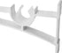 AddGrace Double Curtain Rod Brackets Set of 4, White Drapery Rod Window Hardware Holders