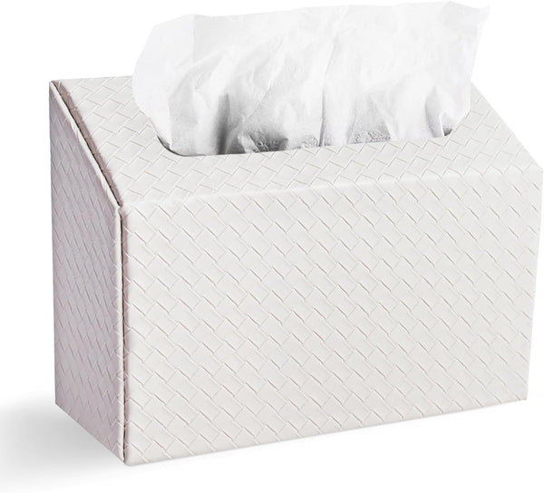LIZIMANDU Hand Towels Box Cover,PU Leather Tissue Box Cover Holder Compatible with