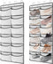 YOCOMEY 2 Packs Over the Door Shoe Organizer, 24 Extra Large Mesh Pockets