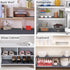 HooTown Shelf Liner Kitchen Cabinet Drawer Mats, 11.8 Inch Wide x 78.7 Inch Long, Non Adhesive EVA Plastic Waterproof