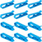 Melostu 20Pcs Plastic Kitchen Garbage Bin Clip, Washroom Trash Can Bag Clips, Waste