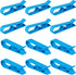 Melostu 20Pcs Plastic Kitchen Garbage Bin Clip, Washroom Trash Can Bag Clips, Waste