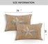 Emvency Vintage Beach Starfish Canvas Look Linen Throw Pillow Cover - 20x26 Inch Rectangle Cushion Case