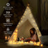 20 10 ANJAYLIA LED Star String Lights FT Fairy Christmas Lights Battery Operated for Indoor & Outdoor, Party, Wedding
