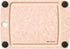 Epicurean All-In-One Cutting Board - 10" × 7" with Non-Slip Feet and Juice Groove, Natural/Black