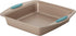 Rachael Ray Cucina Nonstick Baking Pan - Square 9 Inch Cake Pan, Brown