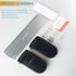 simpletome ONE HAND TEAR Paper Towel Holder, Under Cabinet Adhesive or Drilling Installation, Black