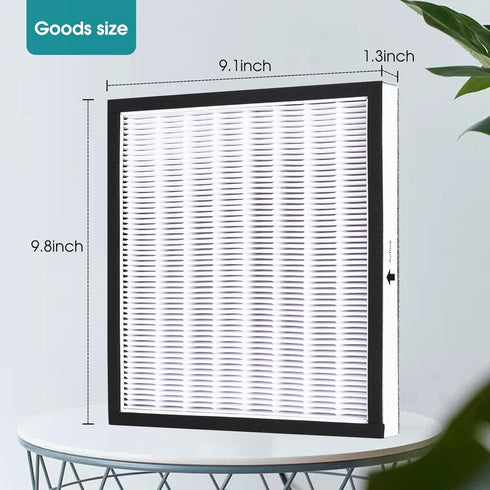 HEPA Filter Kit - Replacement 1 HEPA Filter & 2 Carbon Pre-Filters for Oreck WK01234QPC Air Purifier