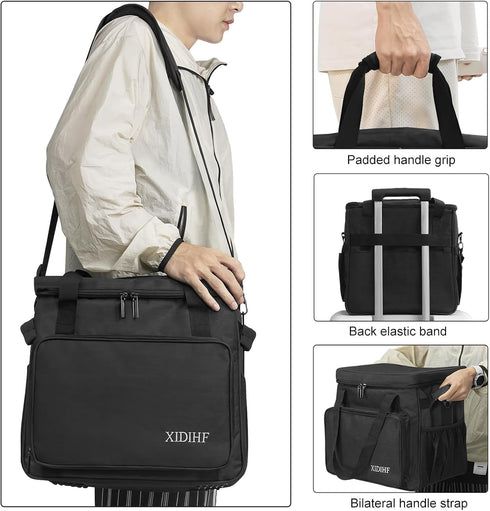 Mixer Carry Bag, Compatible with KitchenAid Mixers 6-8 Quart, Storage with Pockets, Black