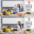 AUAM Stainless Steel Dumpling Ravioli Maker Press, 2 Pack Pierogi Mold for Pastry Pie Making