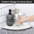 Segbeauty Fast Drying Corner Counter Shelf, 9.85in Diatomite Tray for Bathroom Counter Decor, Soap Dispenser Organizer