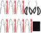 Seafood Cracker Tool Set, Stainless Steel Crab Crackers, Lobster Sheller, Crab Leg Fork, Seafood Scissors, 24Pcs