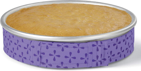 Wilton Bake Even Cake Strips, 2-Piece Set for 8-Inch & 10-Inch Round Cake Pans, Prevents Domed Tops & Cracked Edges